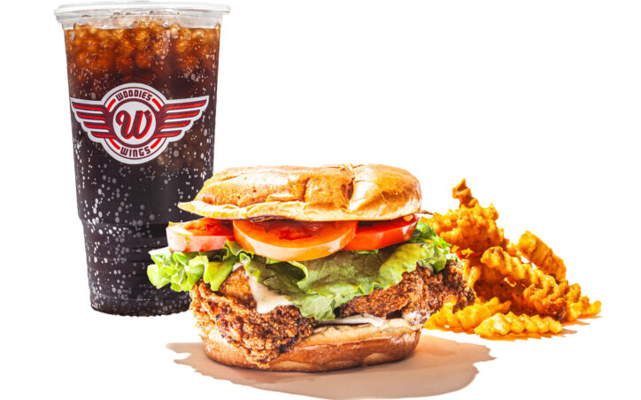 Woodie's Wings Chicken Sandwich Combo Meal