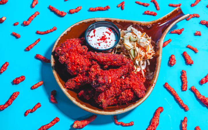 Flamin' Hot Cheeto Sauce of the Month Chicken Wings